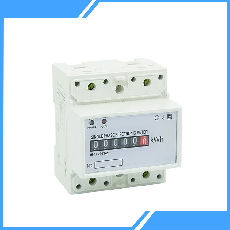 Uri ng Din Rail Uri ng Enerhiya na Meter ng Enerhiya