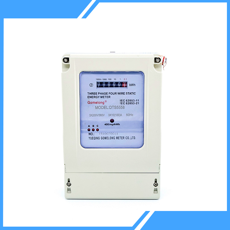 Three Phase Register Electricity Energy Meter